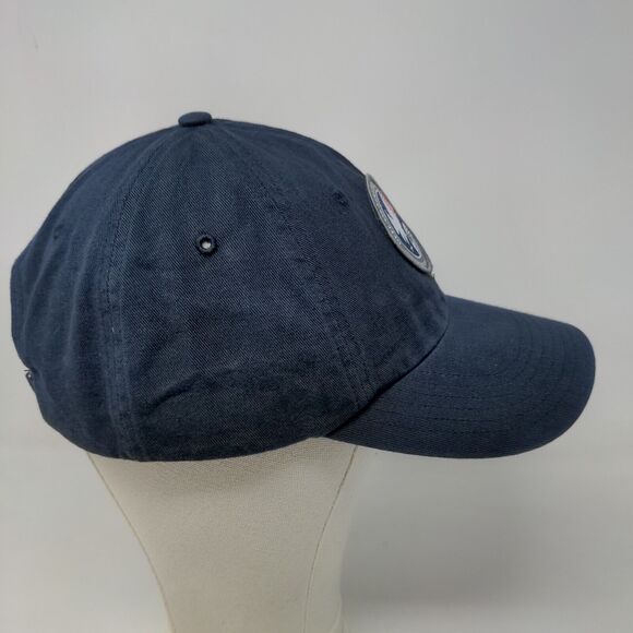 Richardson Mens Slideback Hat Blue Defense Strategies Institute Embroidered Logo - Picture 4 of 7